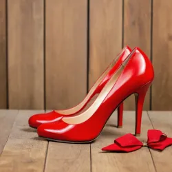 photo of #3 red high heels