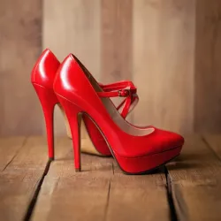photo of #3 red high heels