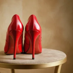 photo of #3 red high heels