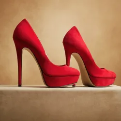 photo of #3 red high heels