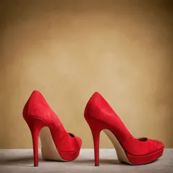 photo of #3 red high heels
