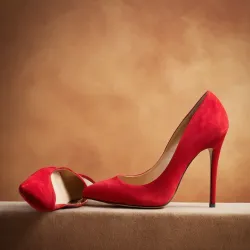 photo of #3 red high heels