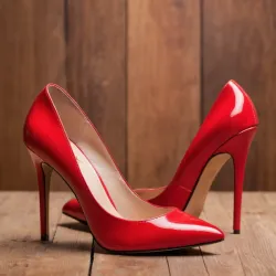 photo of #3 red high heels