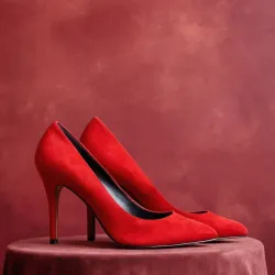 photo of #3 red high heels