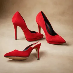 photo of #3 red high heels