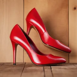 photo of #3 red high heels