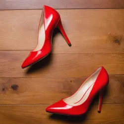 photo of #3 red high heels
