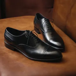 photo of #4 black oxfords