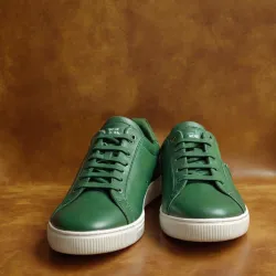 photo of #6 green sneakers