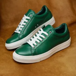 photo of #6 green sneakers