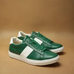 photo of #6 green sneakers