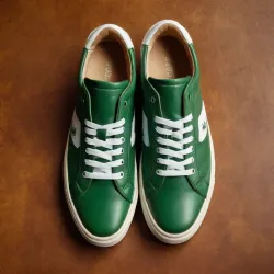photo of #6 green sneakers