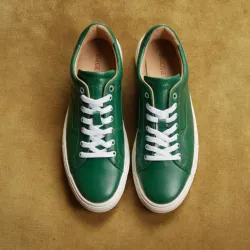 photo of #6 green sneakers