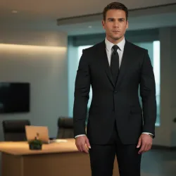 photo of #1 mens black suit