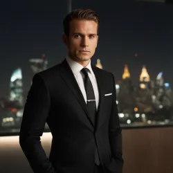 photo of #1 mens black suit