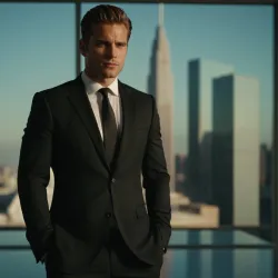 photo of #1 mens black suit