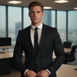 photo of #1 mens black suit