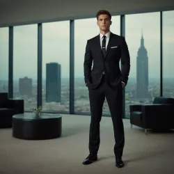 photo of #1 mens black suit
