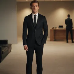 photo of #1 mens black suit