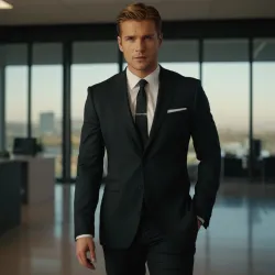photo of #1 mens black suit
