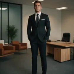 photo of #1 mens black suit