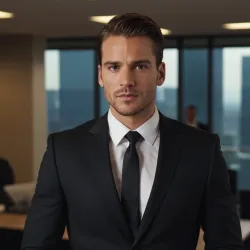 photo of #1 mens black suit