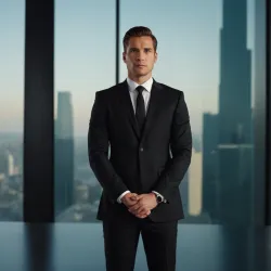 photo of #1 mens black suit