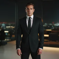 photo of #1 mens black suit