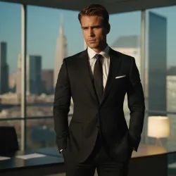 photo of #1 mens black suit