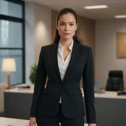 photo of #4 womens black suit