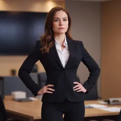 photo of #4 womens black suit