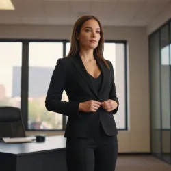 photo of #4 womens black suit