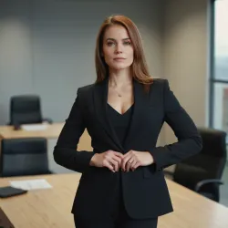 photo of #4 womens black suit