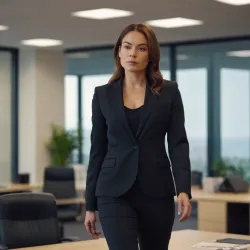 photo of #4 womens black suit