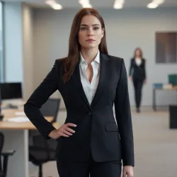 photo of #4 womens black suit