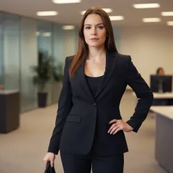 photo of #4 womens black suit