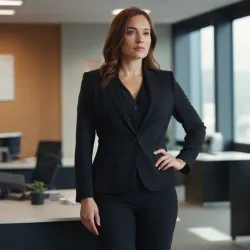 photo of #4 womens black suit