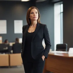 photo of #4 womens black suit