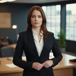 photo of #4 womens black suit