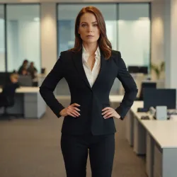 photo of #4 womens black suit