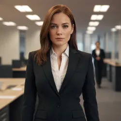photo of #4 womens black suit
