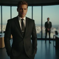 photo of #8 mens black suit