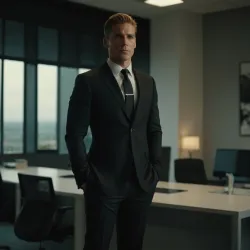 photo of #8 mens black suit