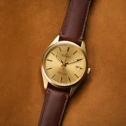 photo of #1 golden wrist watch