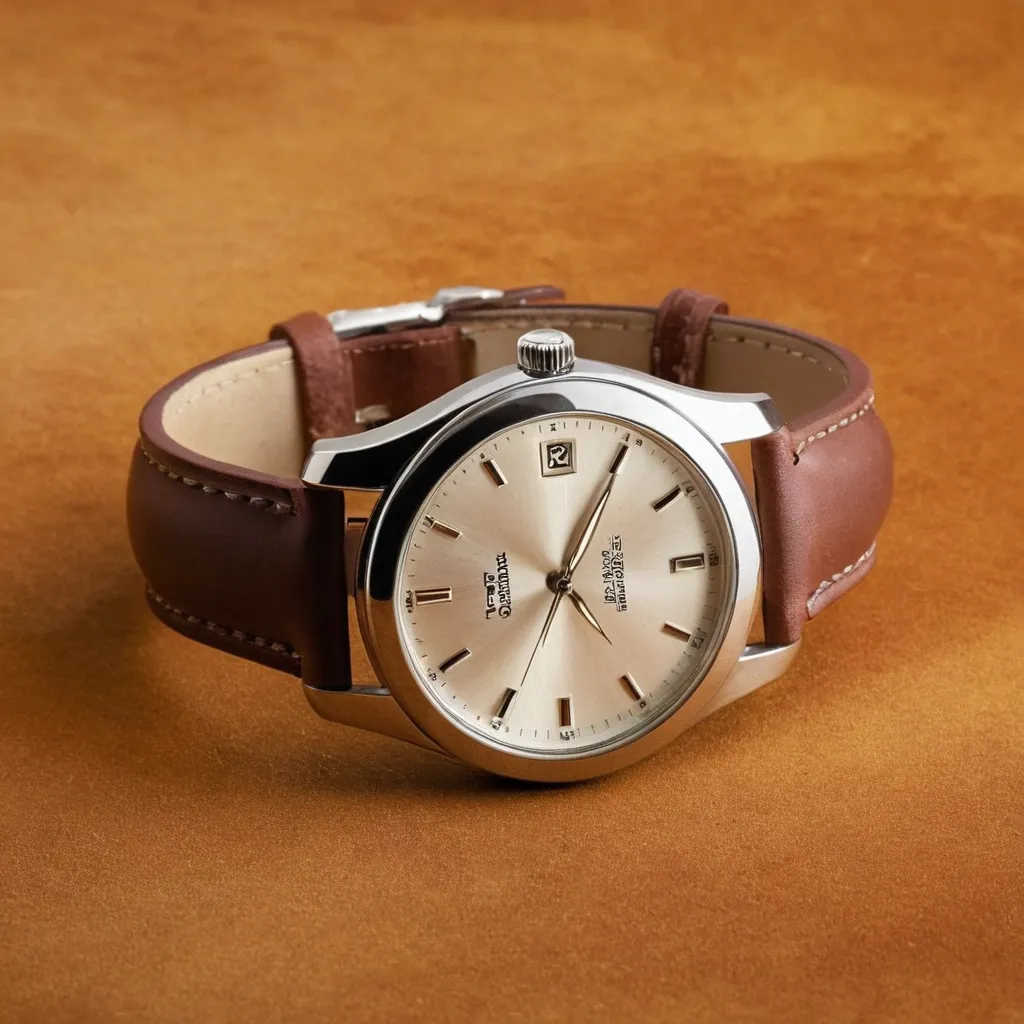 detailed photo of silver wrist watch