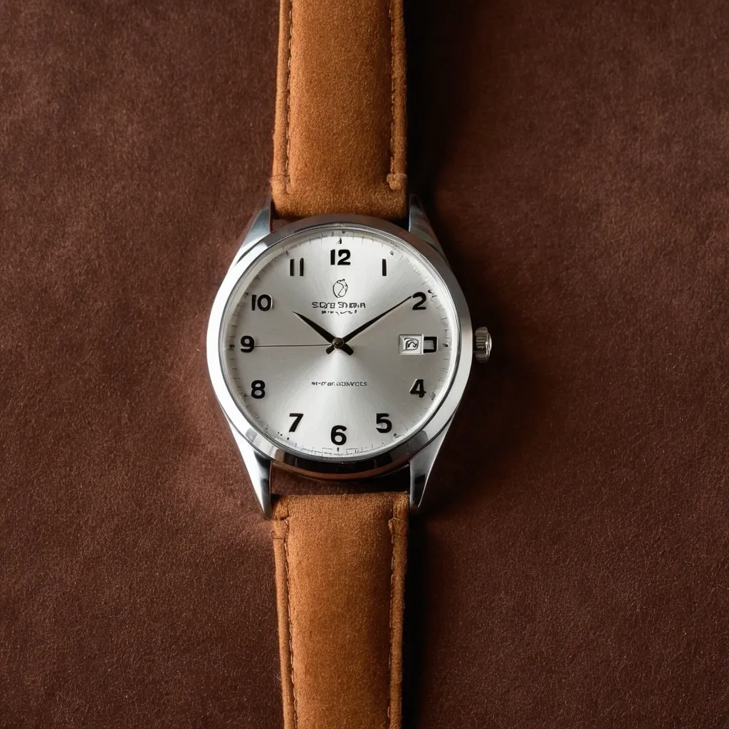 detailed photo of silver wrist watch