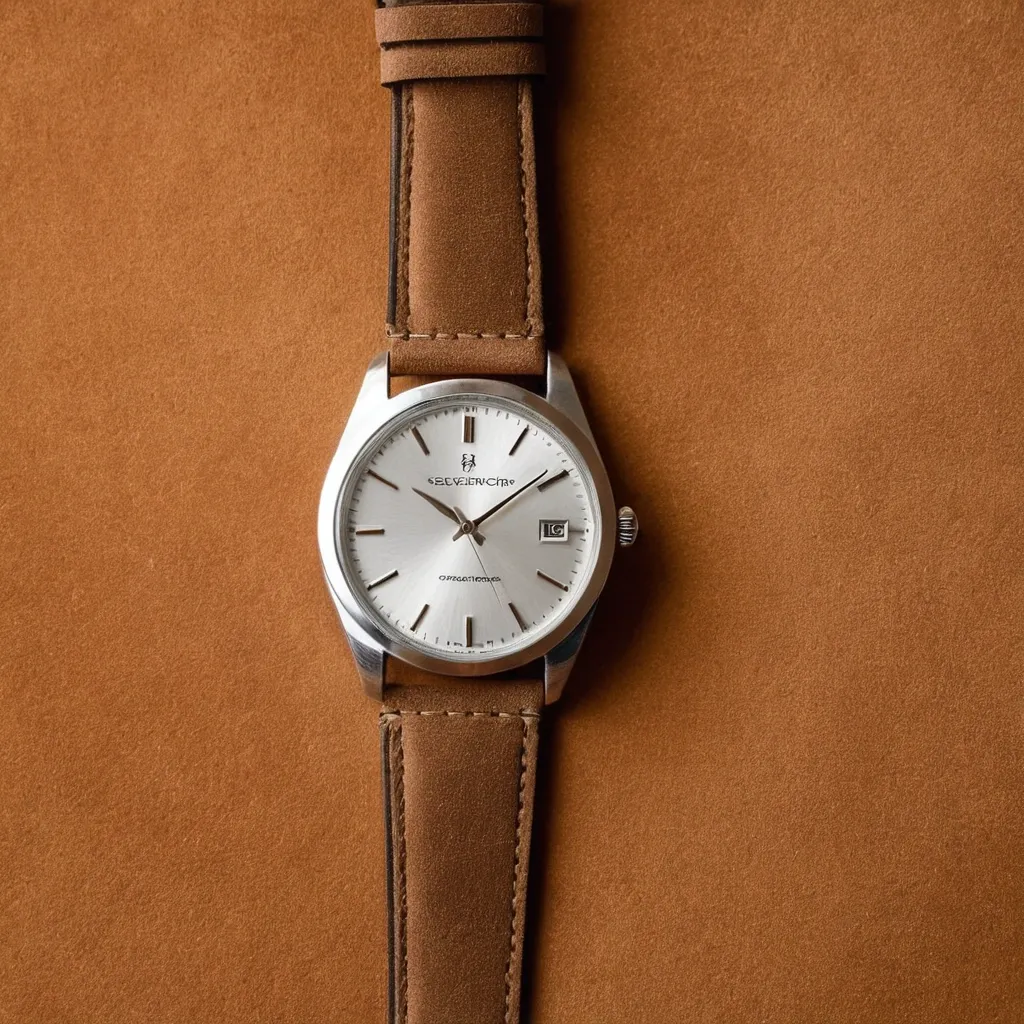 detailed photo of silver wrist watch