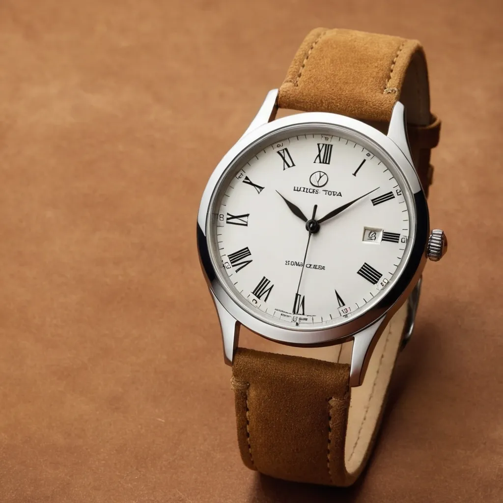 detailed photo of silver wrist watch