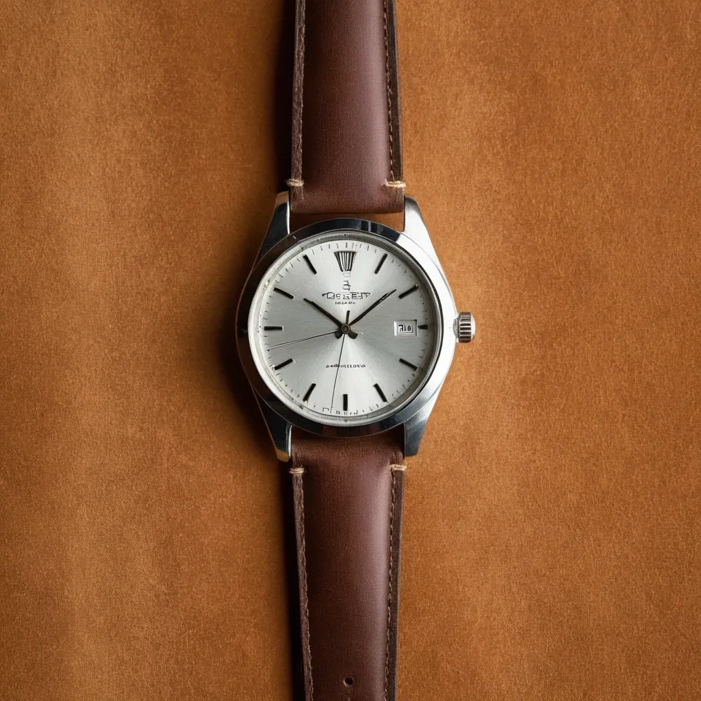 detailed photo of silver wrist watch