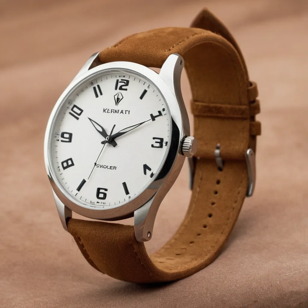 detailed photo of silver wrist watch